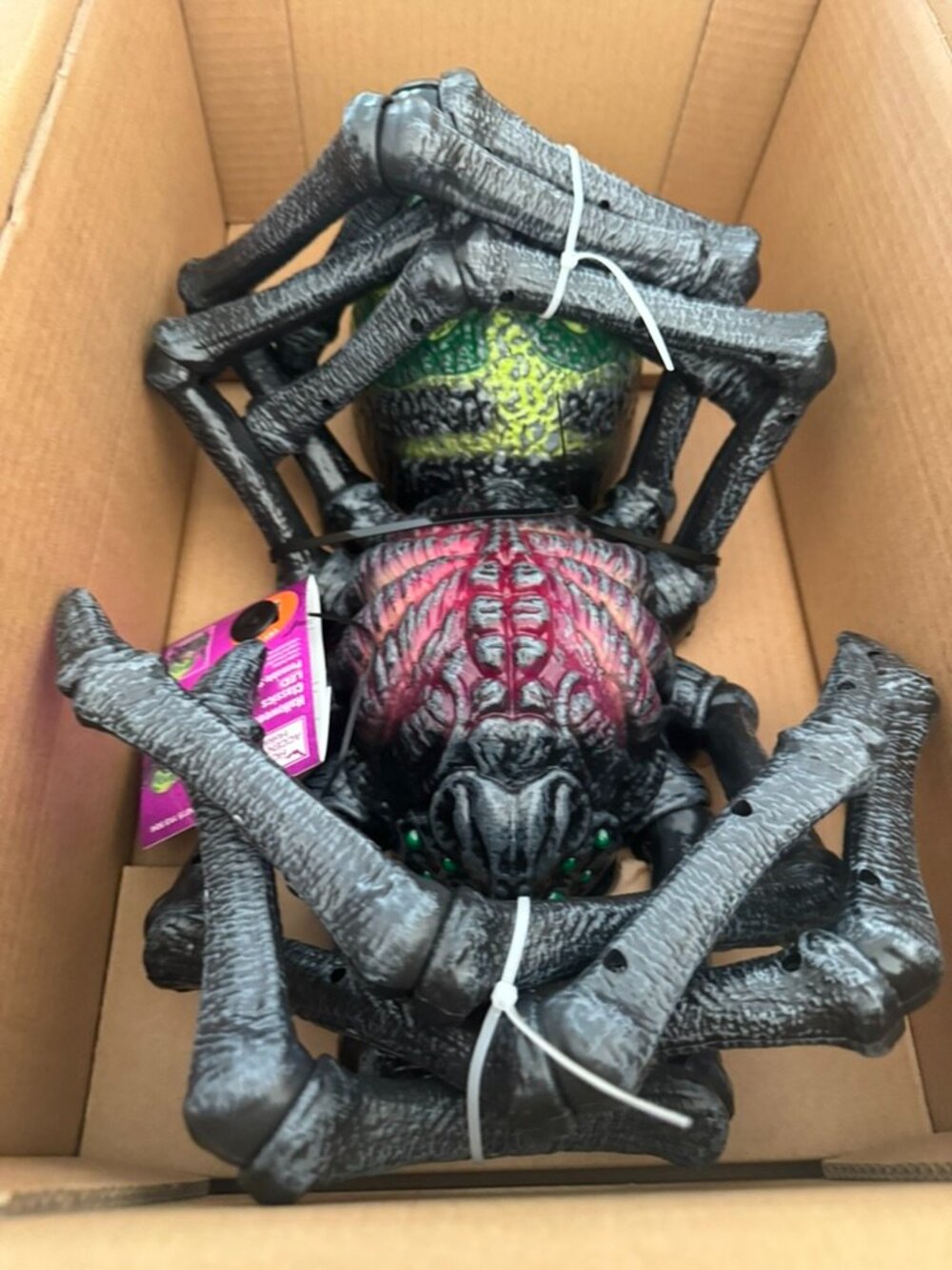 Home Depot 3ft Halloween LED Posable Spider Home Depot